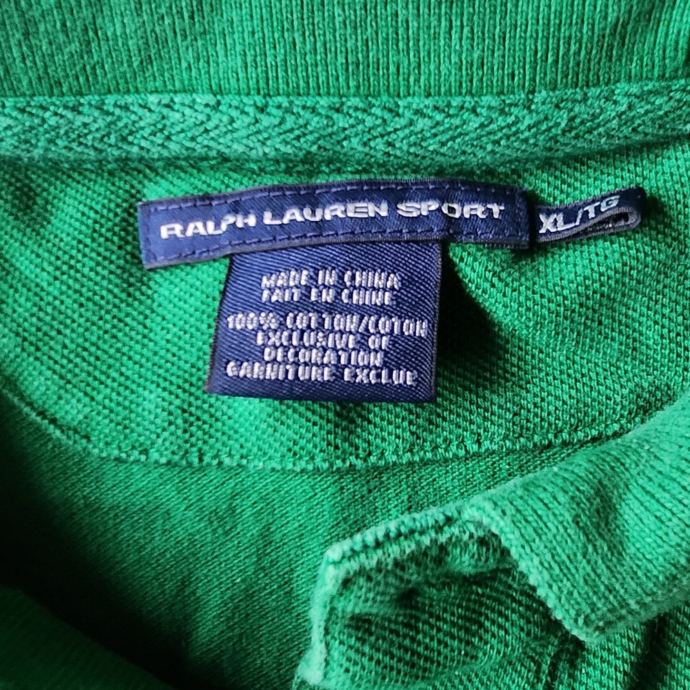 Ralph Lauren Green Women's Polo with RL Club Logo - Picture 2 of 2